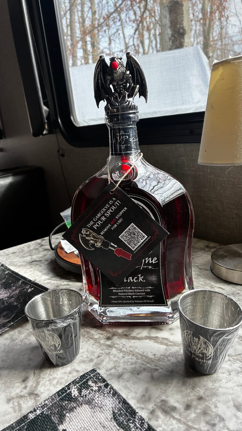 Customer photo review of Von Payne Black Blended Whiskey