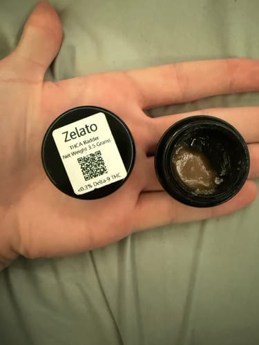 Customer photo review of Zelato | THCA Badder