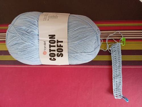 Customer photo review of YarnArt Cotton Soft