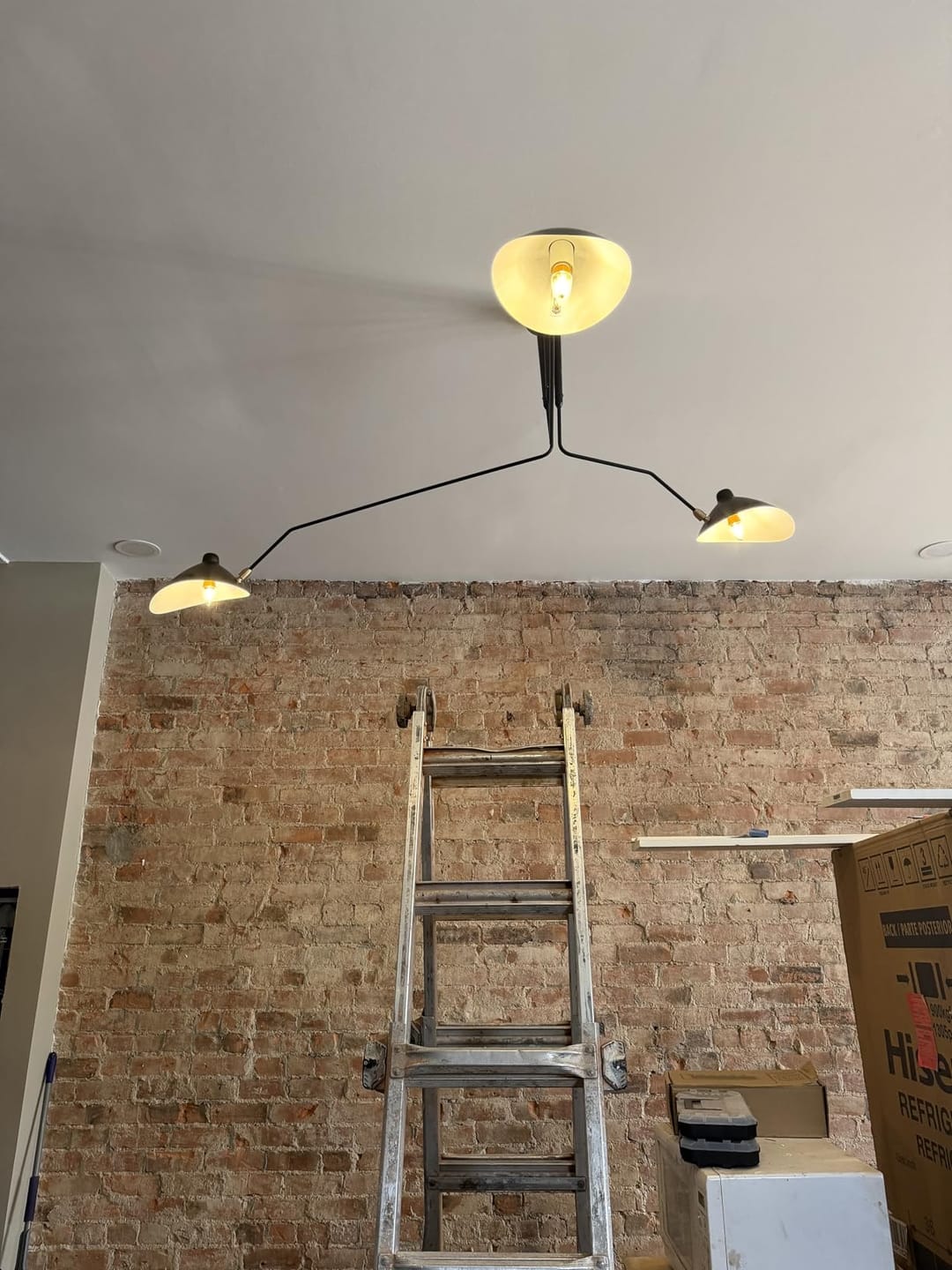 Customer photo review of WOMO Arms Semi-Flush Mount Light-WM2057
