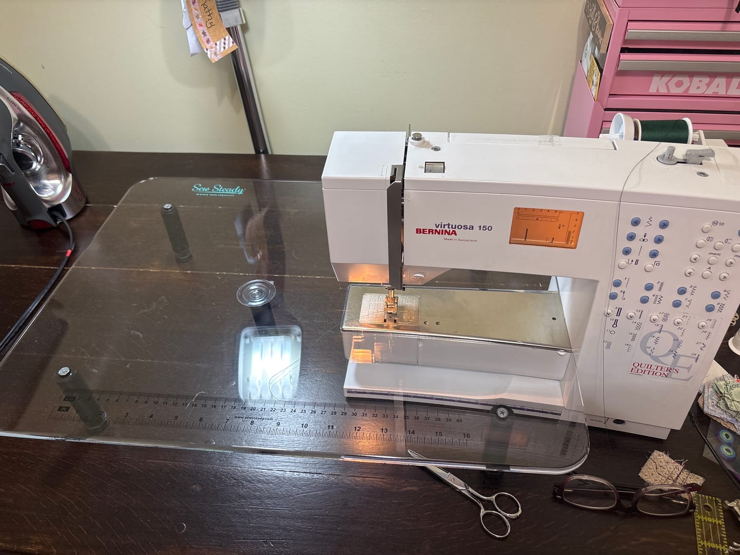 Customer photo review of Sew Steady Sewing Machine Extension Table