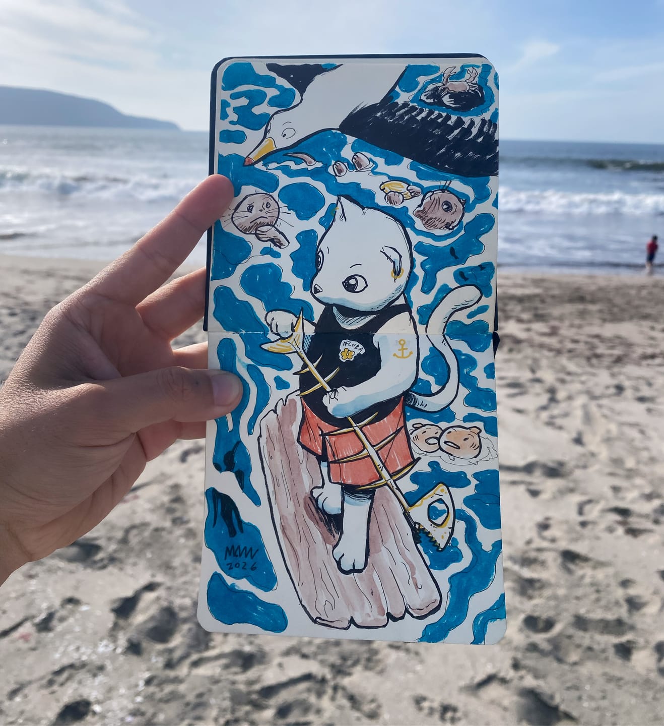 Customer photo review of Sakura Sketch Note Book - Sketchbook Papel Blanco/Crema 80 Hojas, 140 g/m2