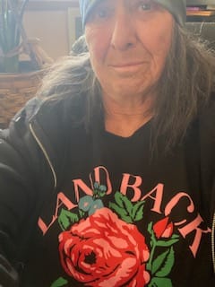 Customer photo review of Rose Land Back Tee