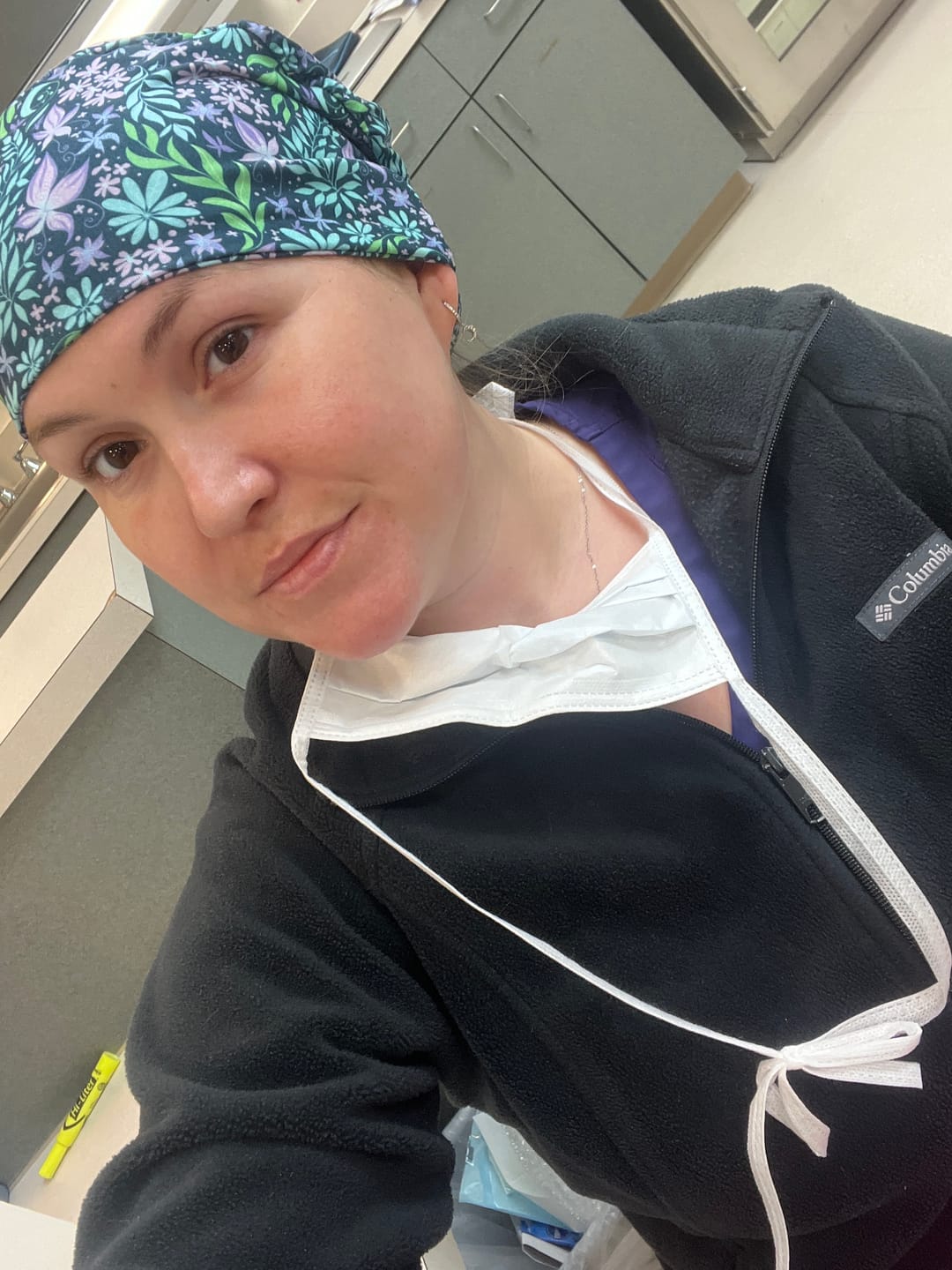 Customer photo review of DuoStyle Scrub Hat - Fairy Garden