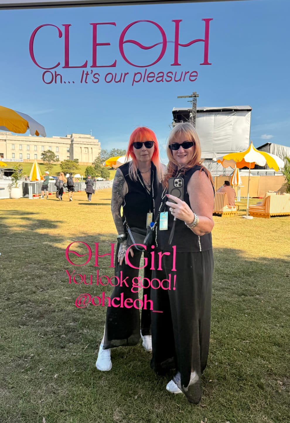 Customer photo review of Gia Silk Pants in Onyx