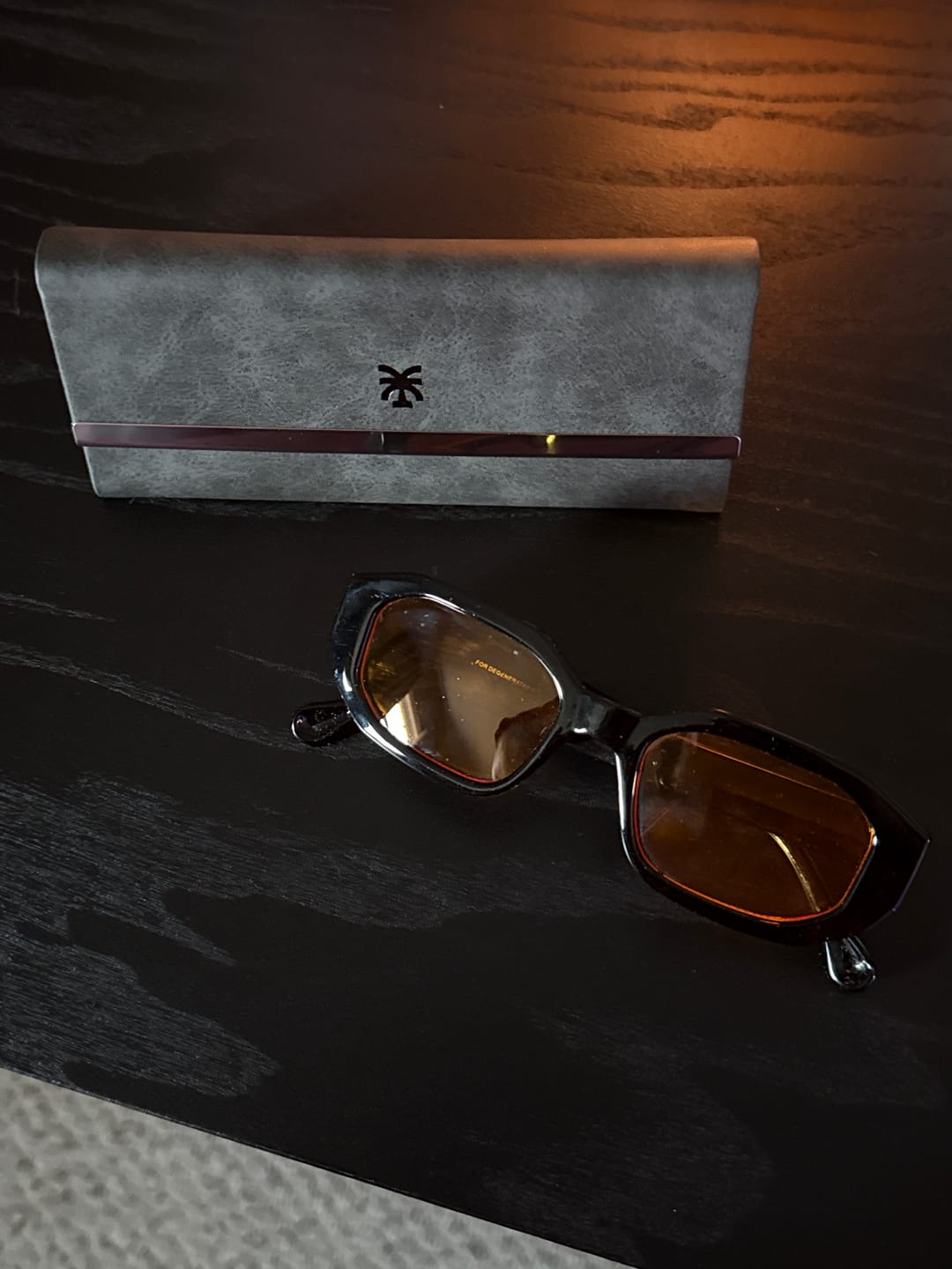 Customer photo review of BLOOD MOON BLUE LIGHT BLOCKERS
