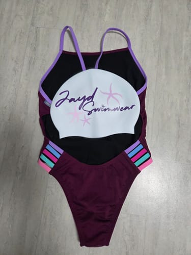 Customer photo review of LENNOX ONE PIECE - Sangria|Lilac Haze