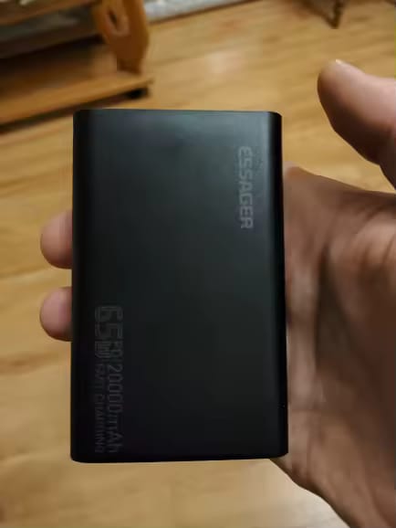 Customer photo review of 65W Fast Charging 20000mAh Portable Power Bank