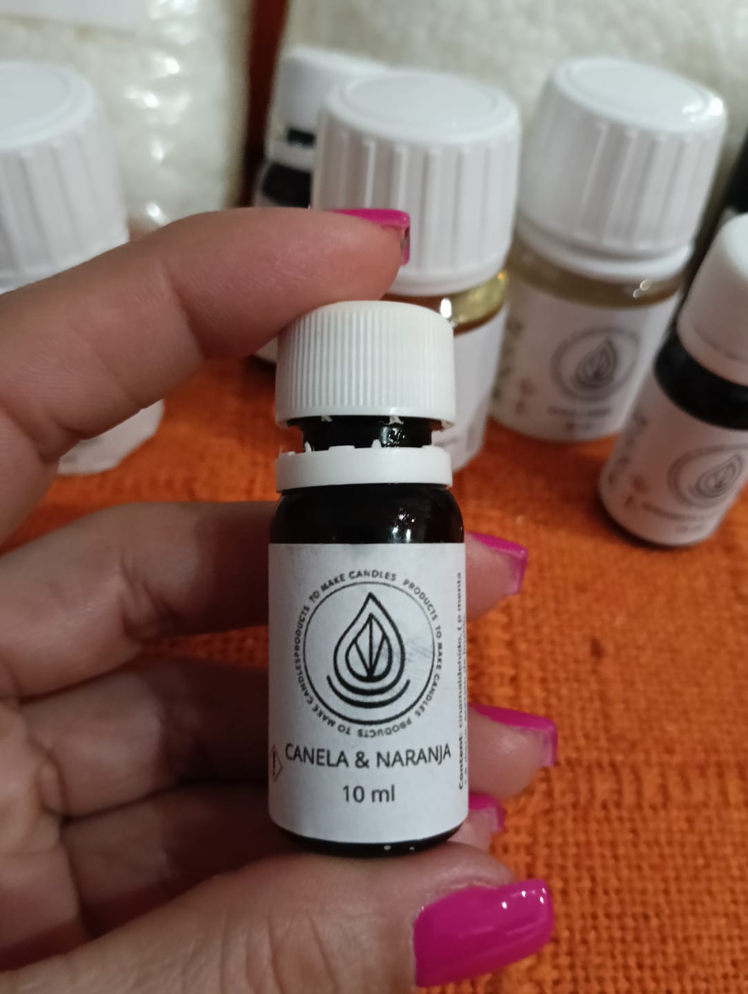 Customer photo review of Fragancia CANELA & NARANJA