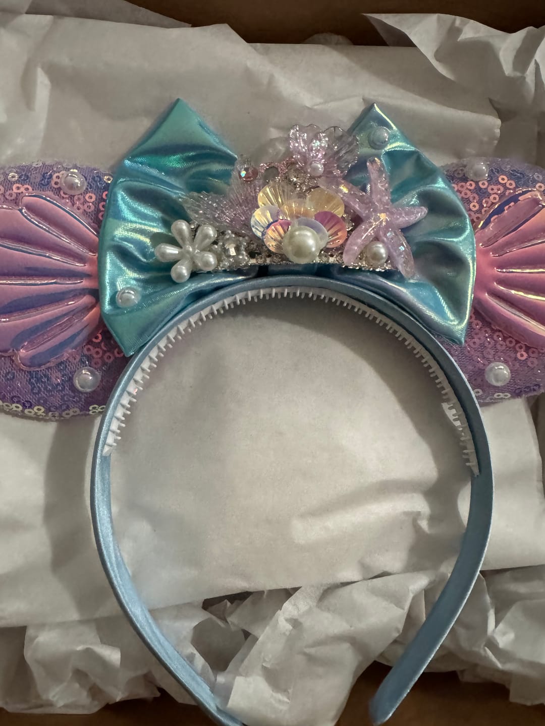 Customer photo review of Mermaid Crown Mickey Ears