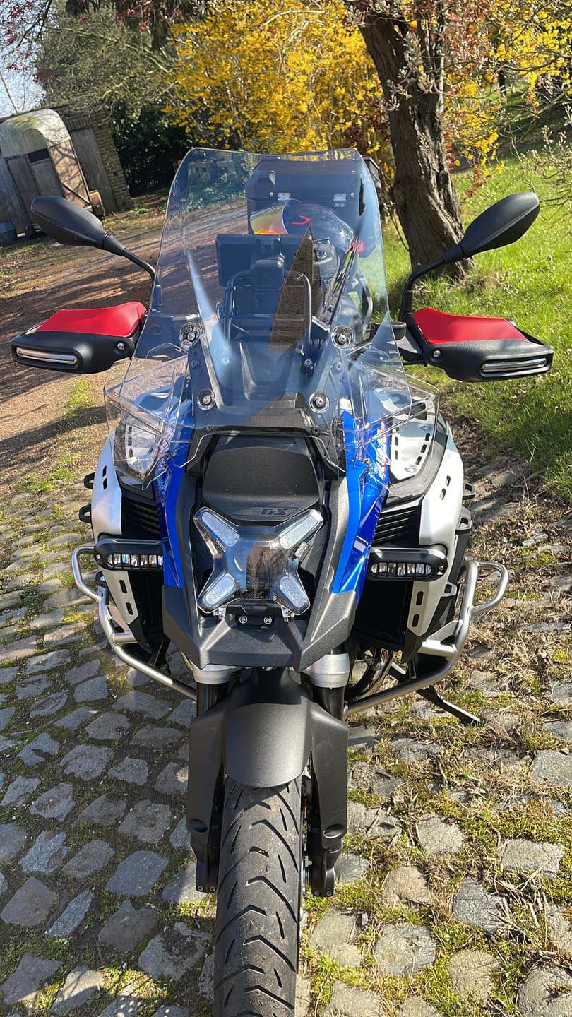 Customer photo review of LOBOO Transparent Headlight Guard for BMW R1300GS Adventure (2024-)