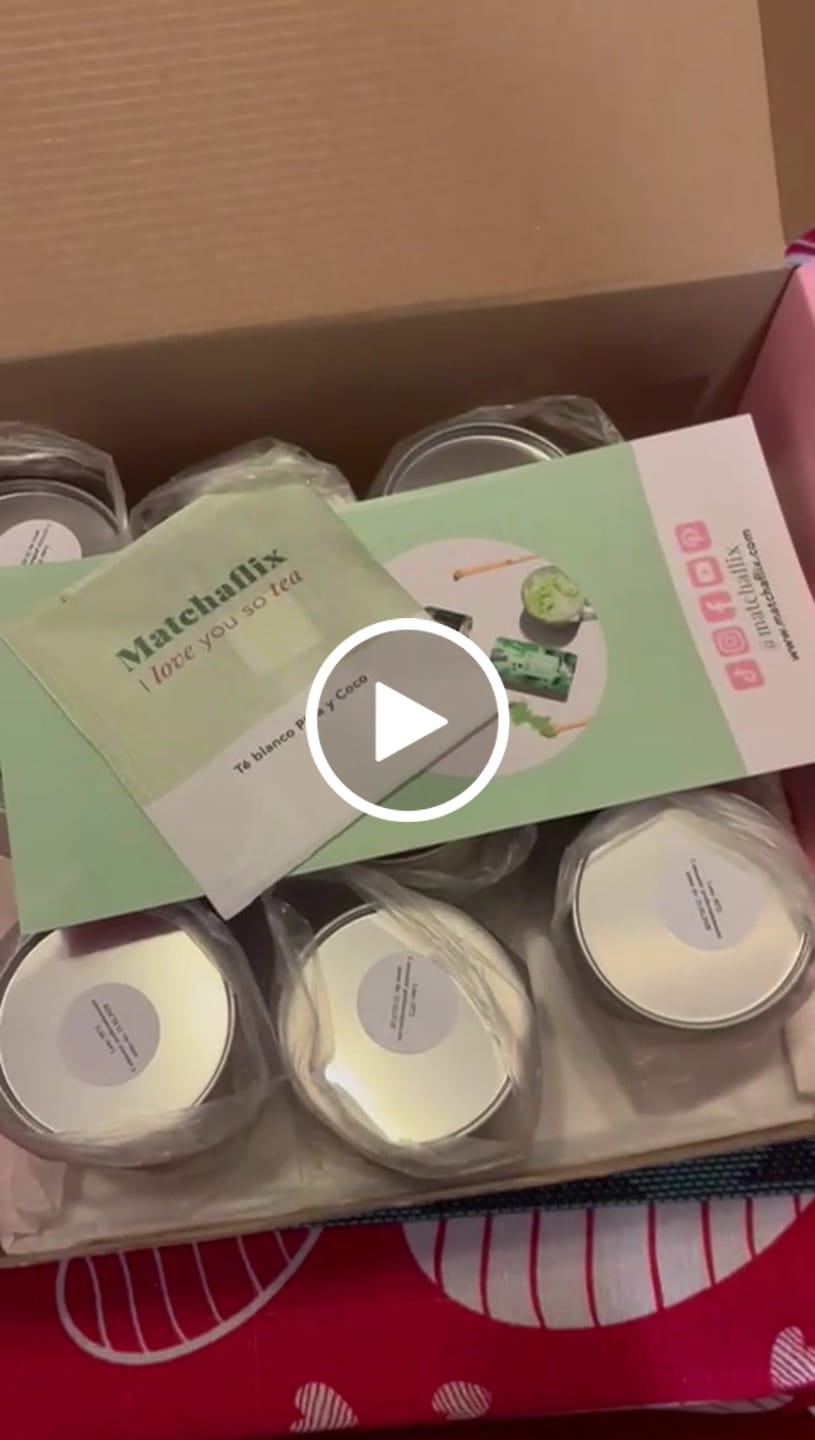 Customer video review of Pack Sabores - Té Matcha Premium 100% Degustación