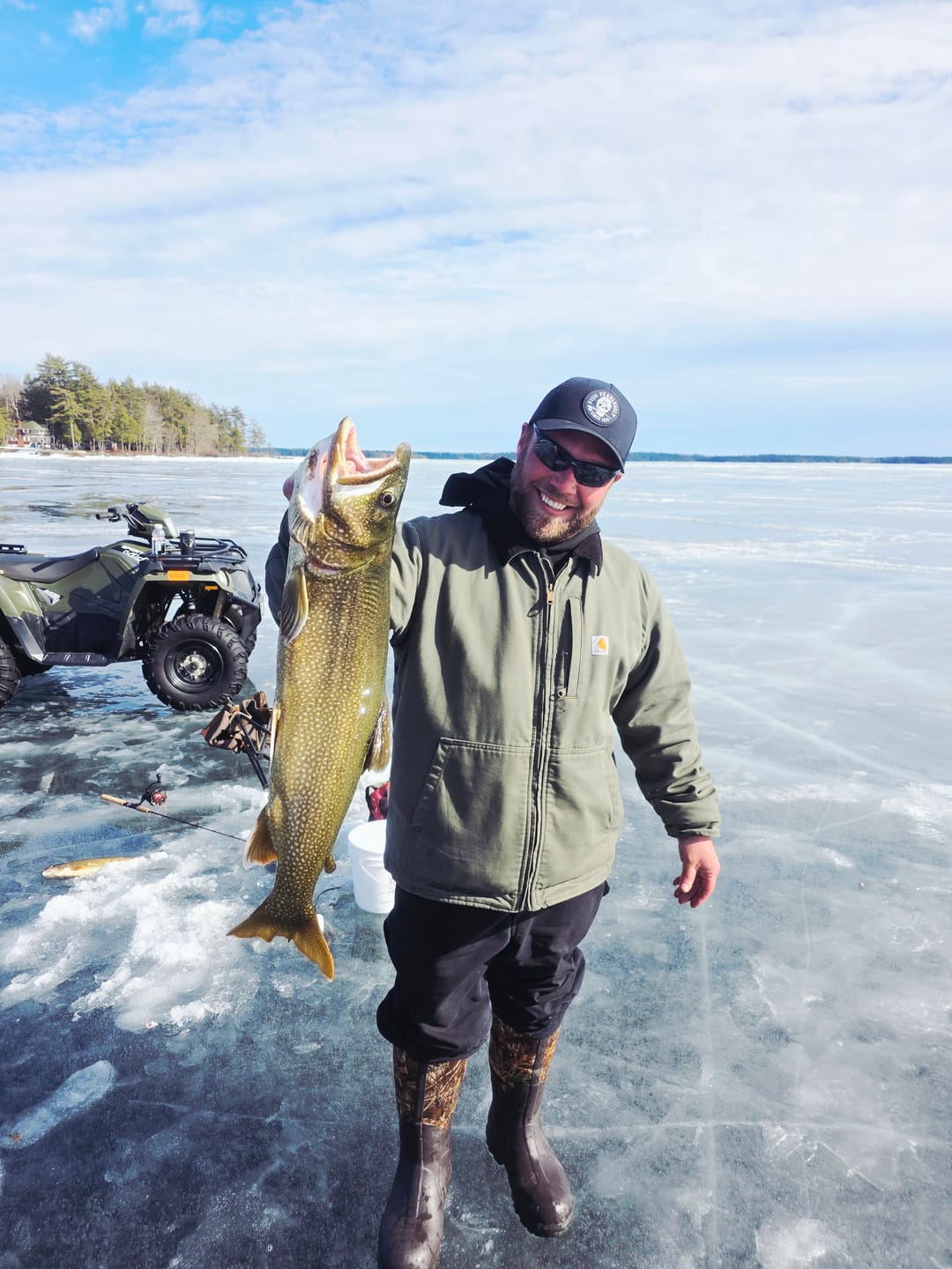 Customer photo review of Custom Carbon Ice Rod