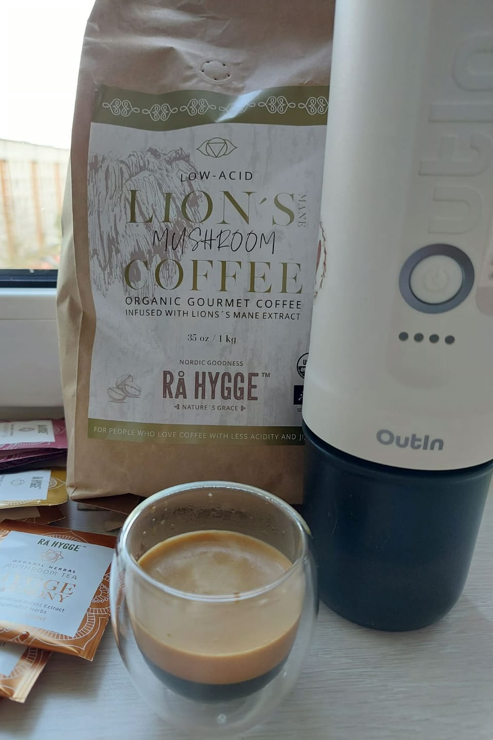 Customer photo review of Lion's Mane  Coffee Beans