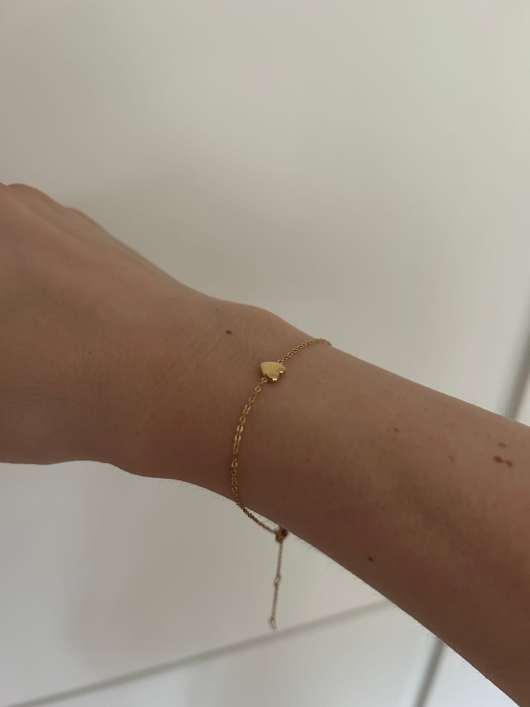 Customer photo review of Mini Heart Bracelet