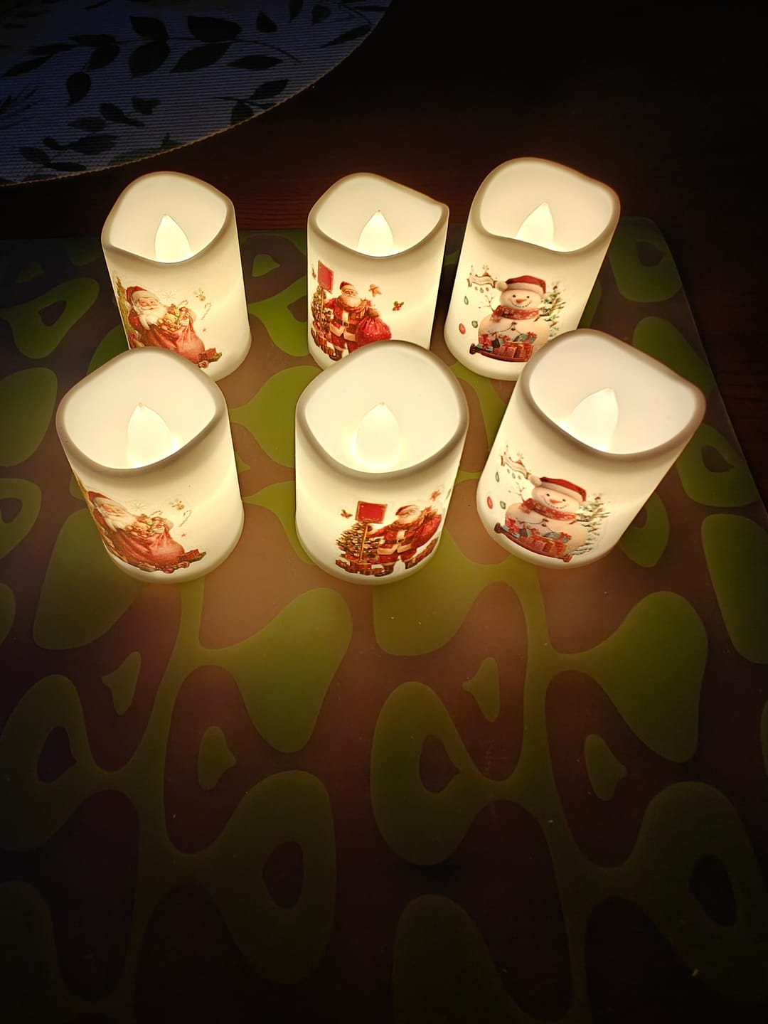 Customer photo review of Flameless LED Votive Candles – 4–6pcs Set
