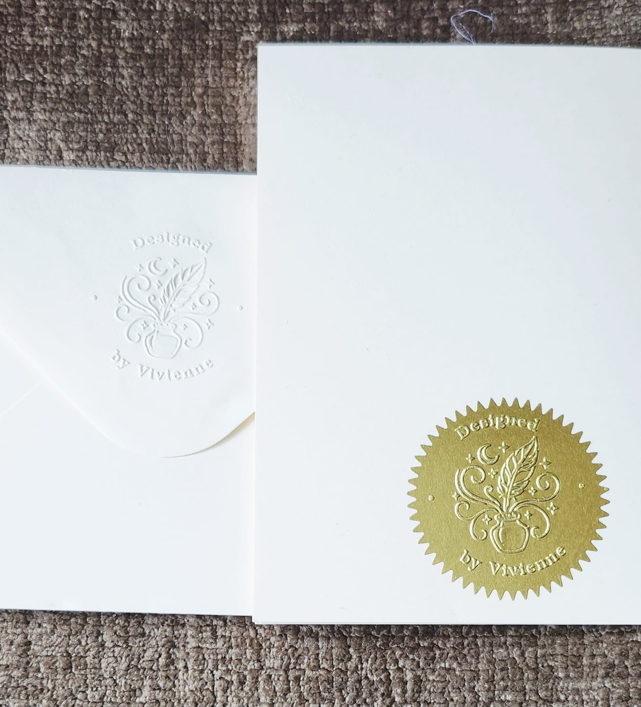 Customer photo review of Custom Book Embosser