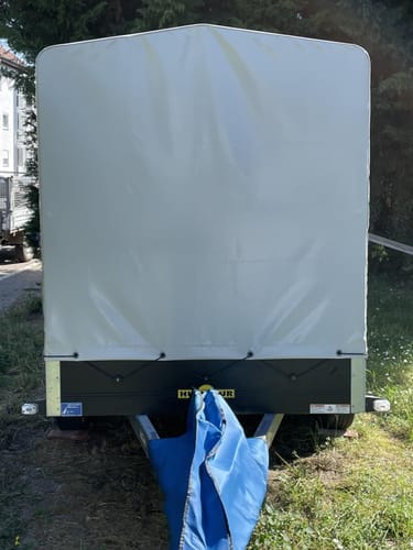 Customer photo review of Deichselabdeckung Pferdeanhänger groß