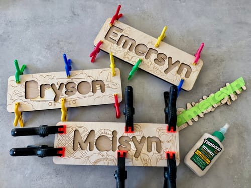 Customer photo review of Baltic Birch Sheets - Glowforge Ready - B/BB Premium Wood 1/8" or 1/4" (3mm or 6mm)