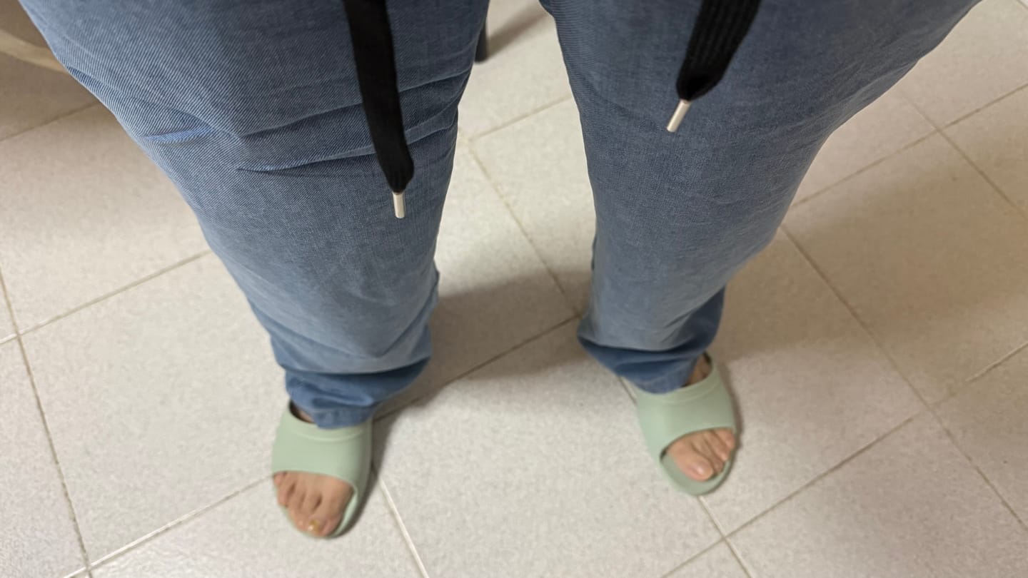 Customer photo review of 冰感A級冰科技褲頭鬆緊冰鋒牛仔褲