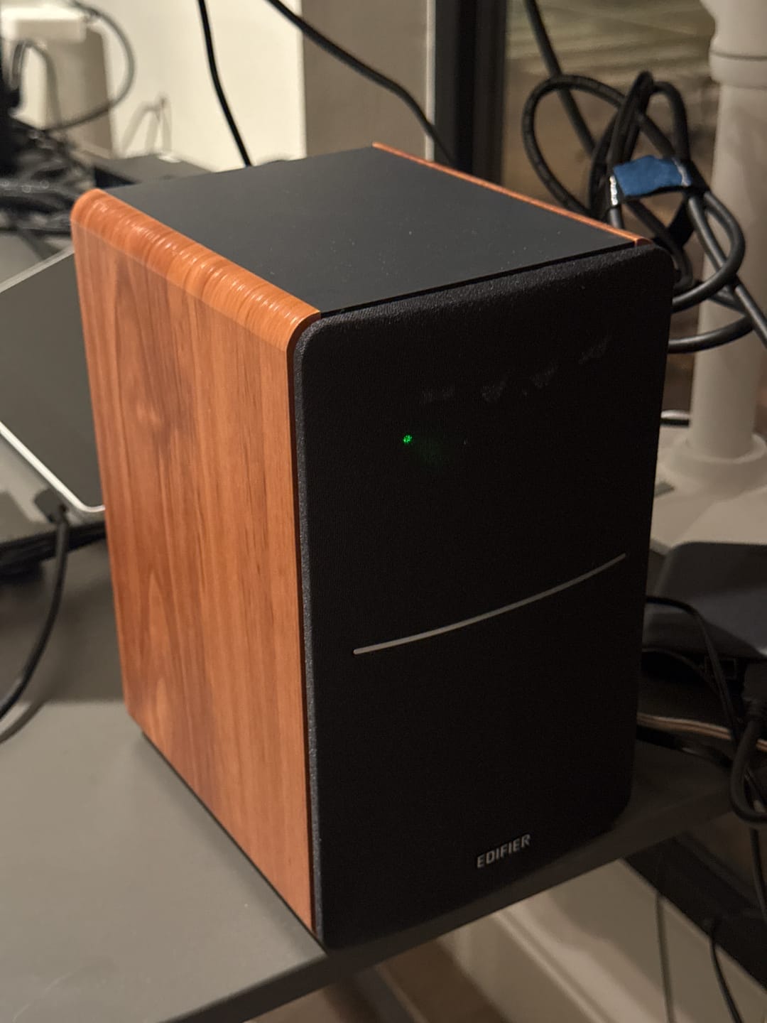 Customer photo review of R1280Ts Powered Bookshelf Speakers (Certified Refurbished)