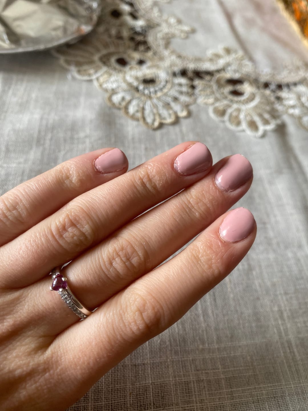 Customer photo review of Smalto Semipermanente LCI -  Bianco Latte