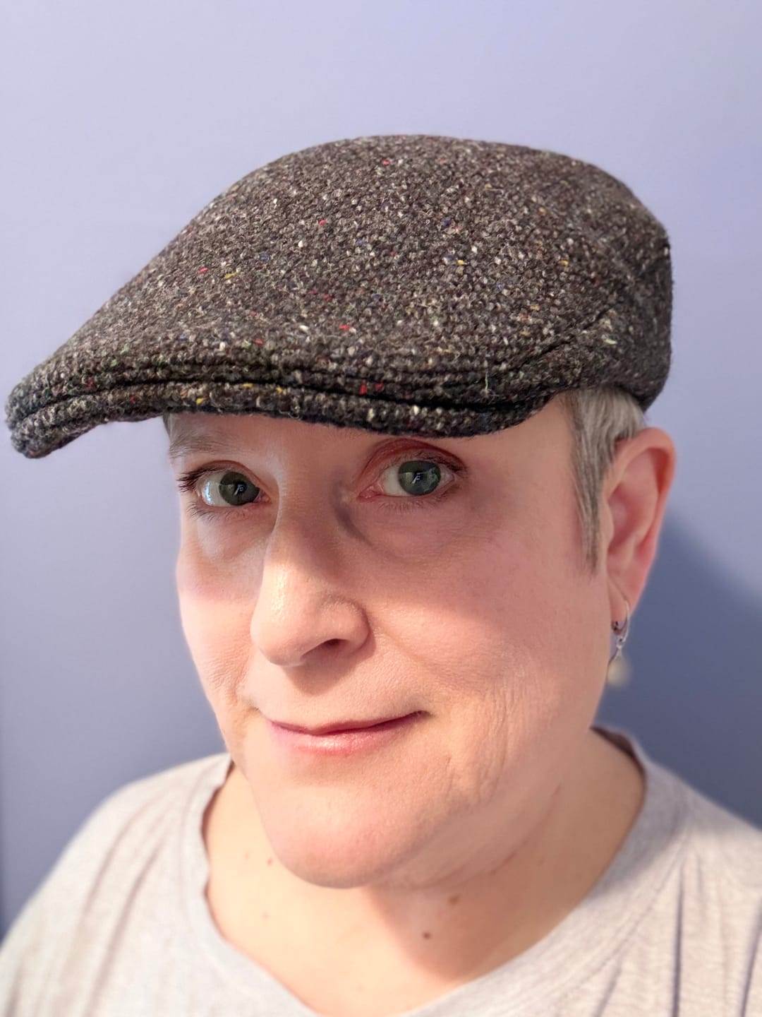 Customer photo review of Donegal Touring Cap Tweed