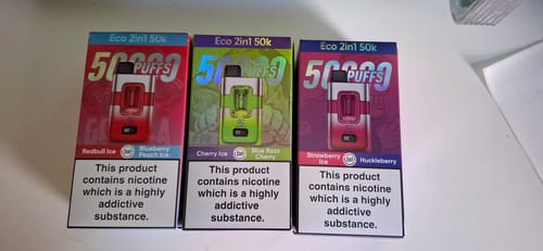 Customer photo review of Fumot - ECO 2in1 50K - Puff Jetable / Vape Disposable 2% Nicotine - Double saveur