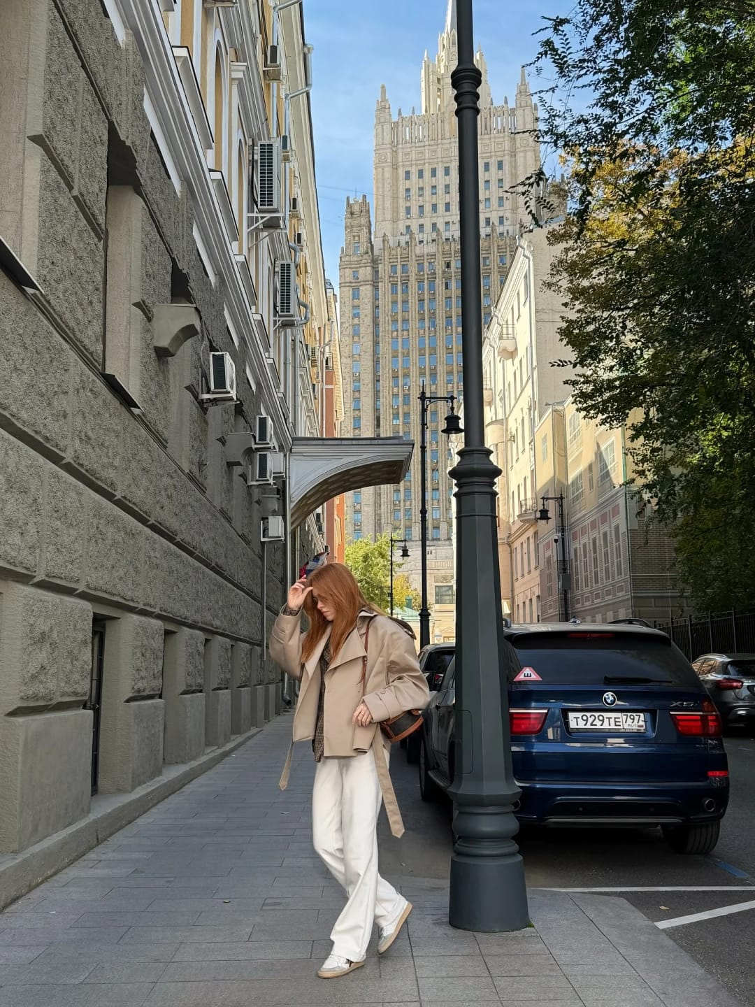 Customer photo review of Elona Belted Short Trench Coat