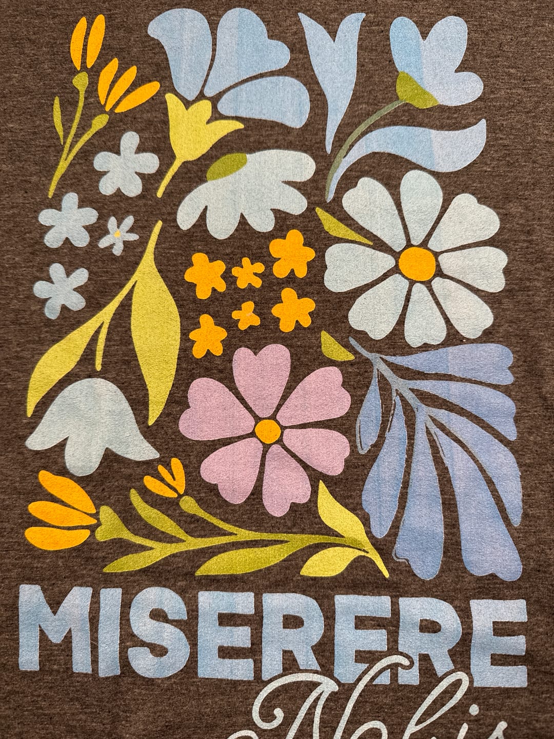 Customer photo review of Miserere Nobis T-Shirt