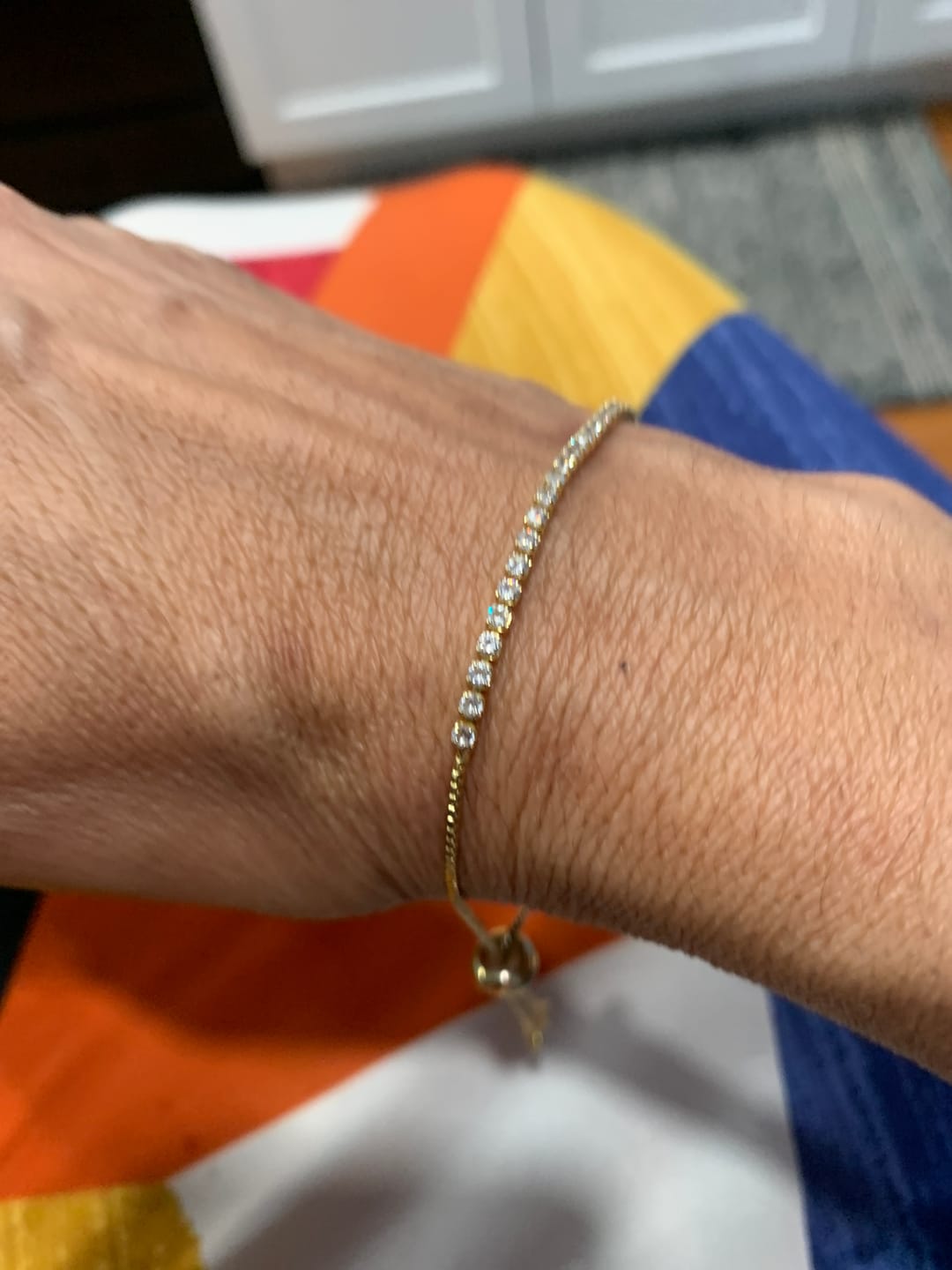 Customer photo review of Melly Adjustable Tennis Bracelet (Bundle)