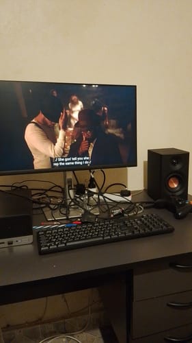 Customer photo review of MR3 Powered Studio Monitor Speakers
