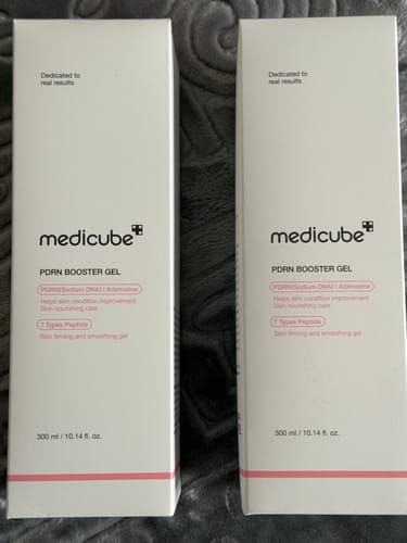 Customer photo review of Medicube PDRN Booster Gel, 300ml