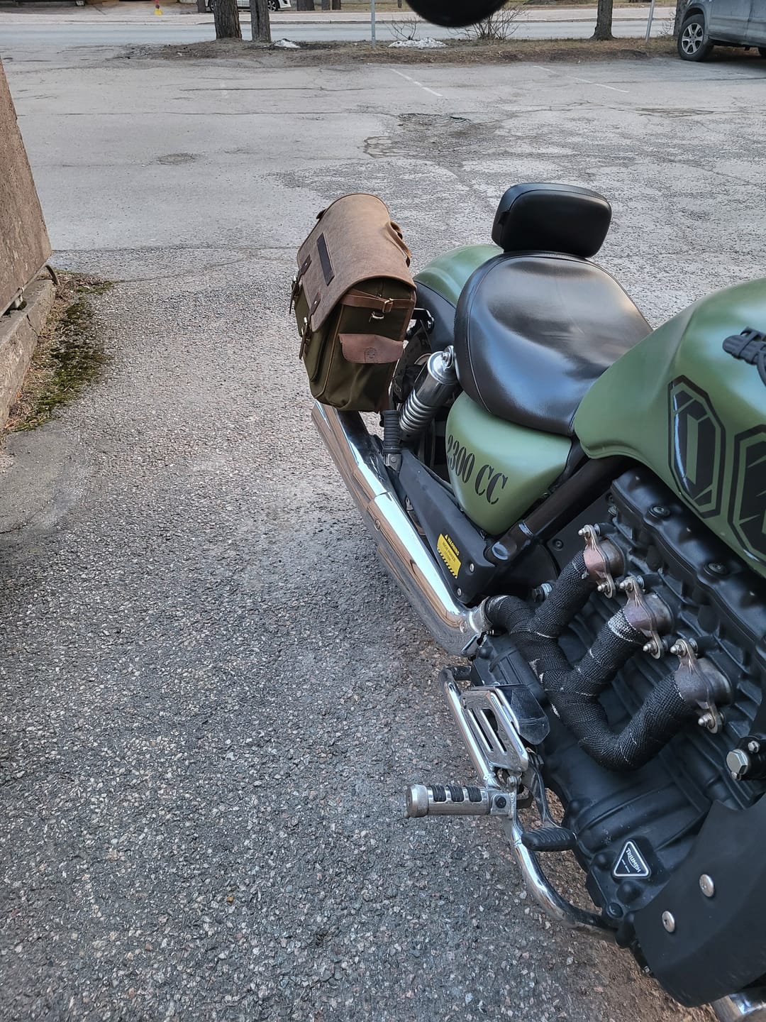 Customer photo review of expedition saddlebag
