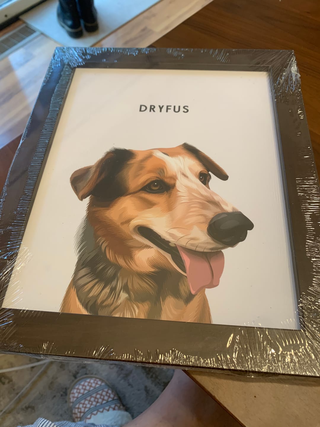 Customer photo review of Custom One Pet Portrait