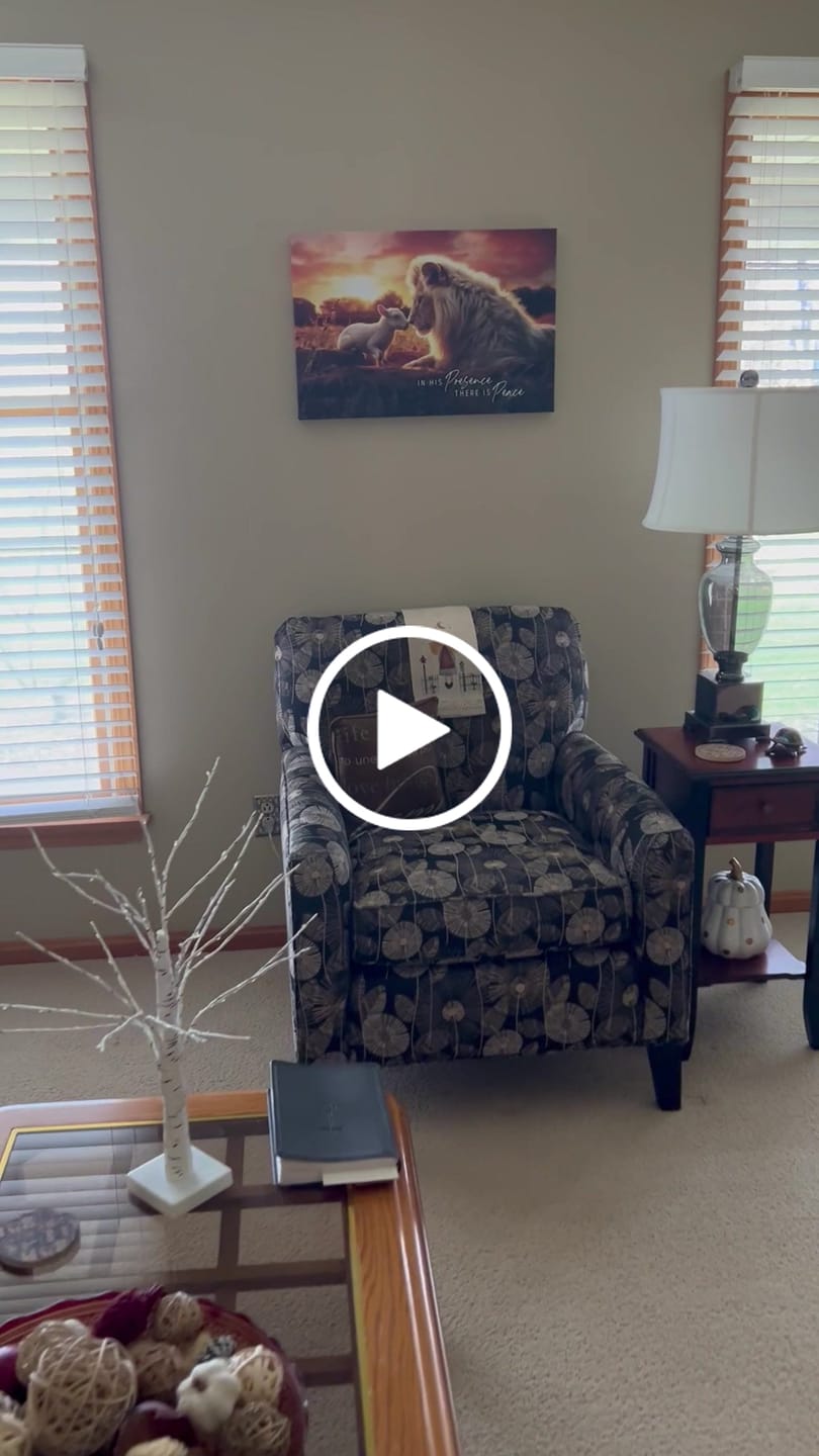 Customer video review of In His Presence There is Peace, Lion and Lamb, Wall Art Canvas