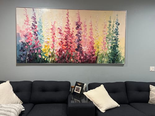 Customer photo review of Wildflower Symphony: Textured Art