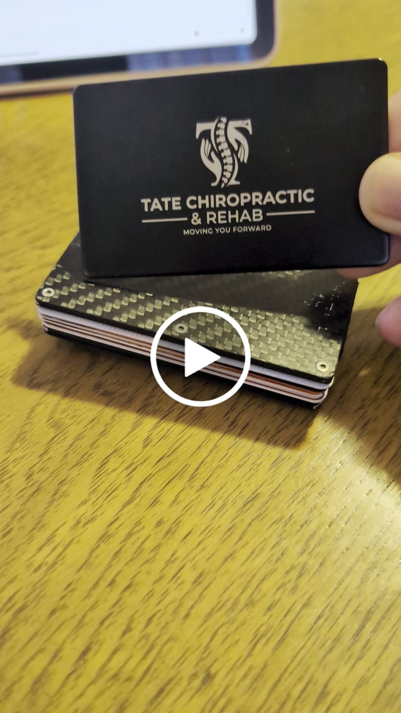 Customer video review of Custom Metal NFC Business Card (Vertical Style)