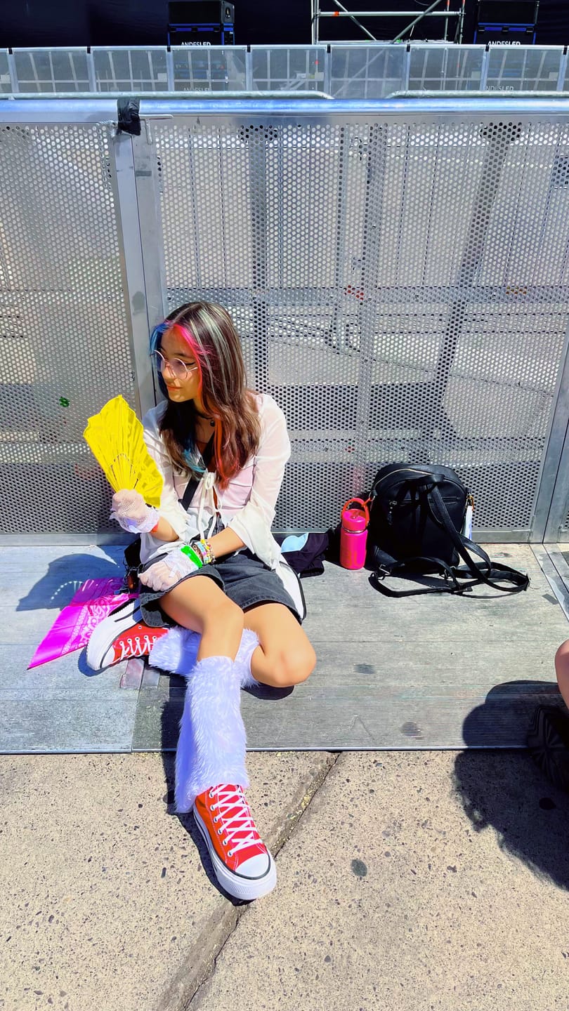 Customer photo review of Zapatillas Converse Chuck Taylor Lift Double Stack Mujer Rojo