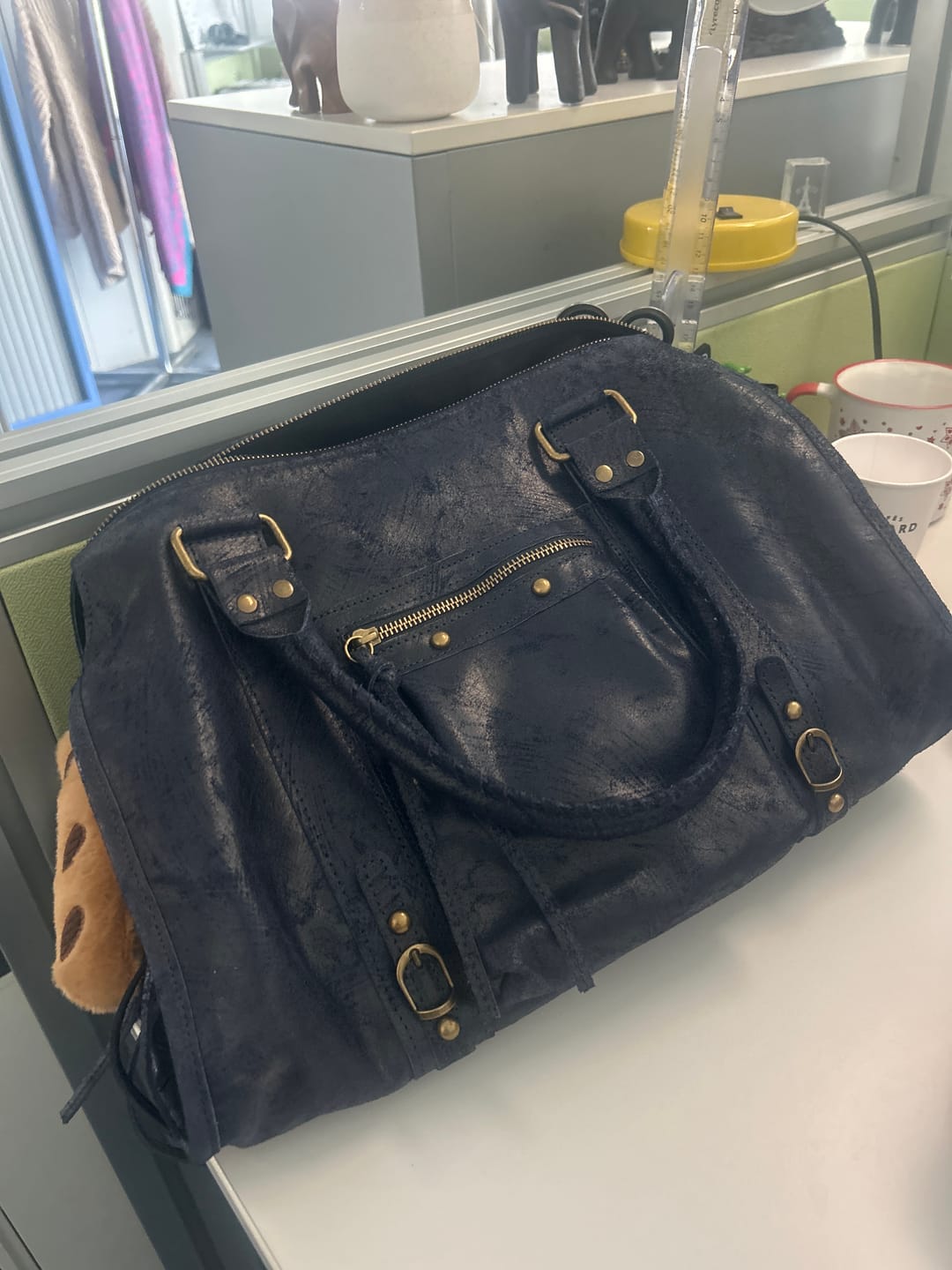Customer photo review of It girl bag navy