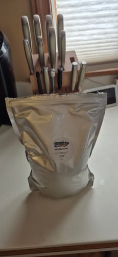 Customer photo review of Hand Harvested / Organic Qualified Salt