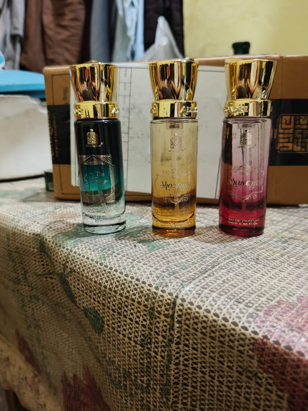 Customer photo review of Shanaya Gold Gourmand Perfume Spray 20ml