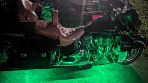 Customer photo review of Easy Install Moto LED Light Kit