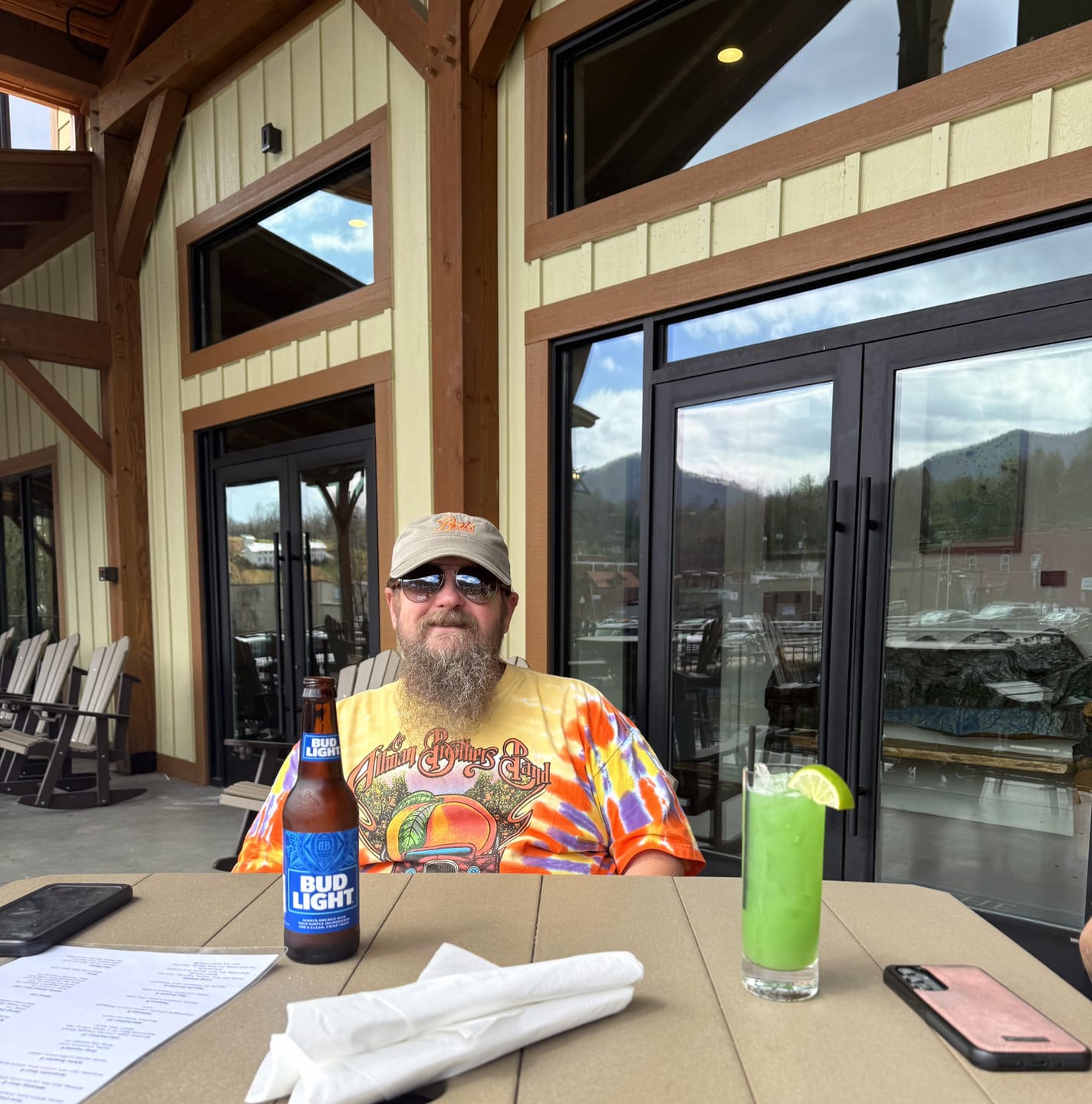 Customer photo review of The Allman Brothers Band Peach on Tour Tie Dye T Shirt