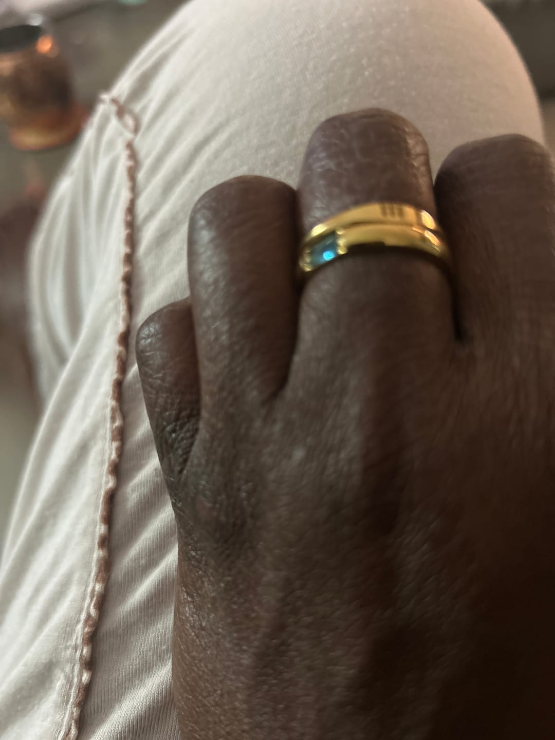 Customer photo review of Treasure Birthstone Ring (Bundle)