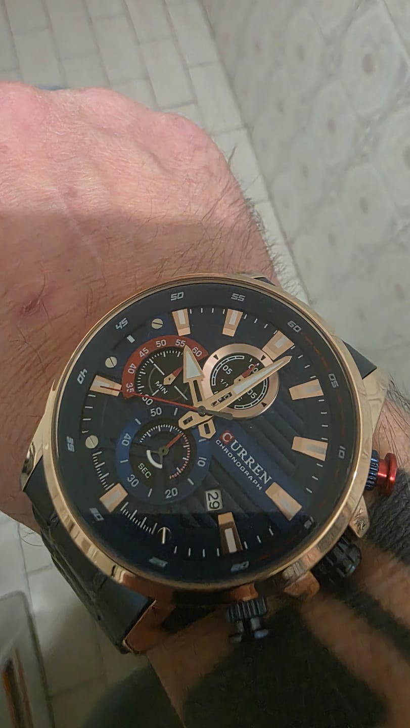 Customer photo review of Curren Ambasator® orologio uomo acciaio