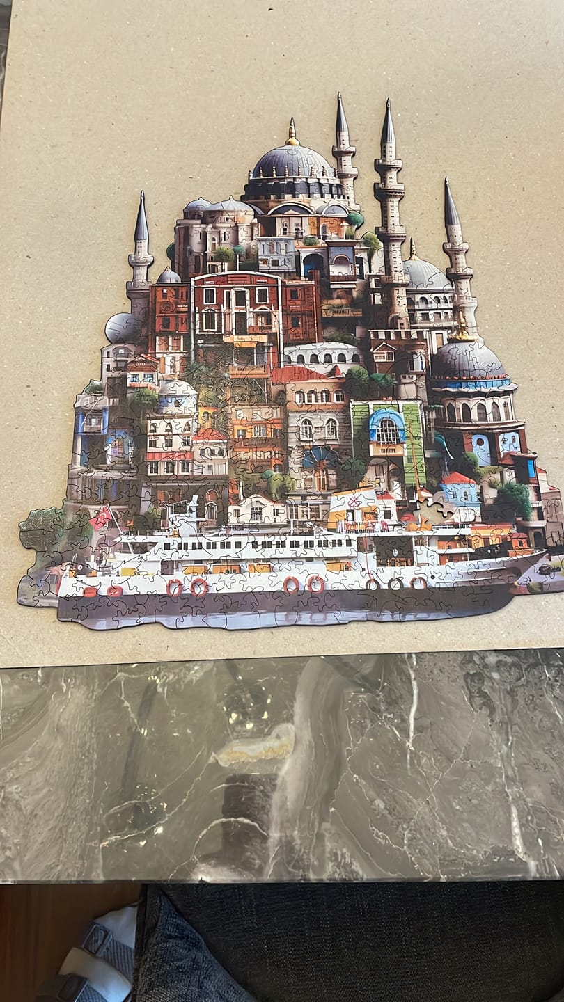 Customer photo review of İstanbul360  - Ahşap Puzzle