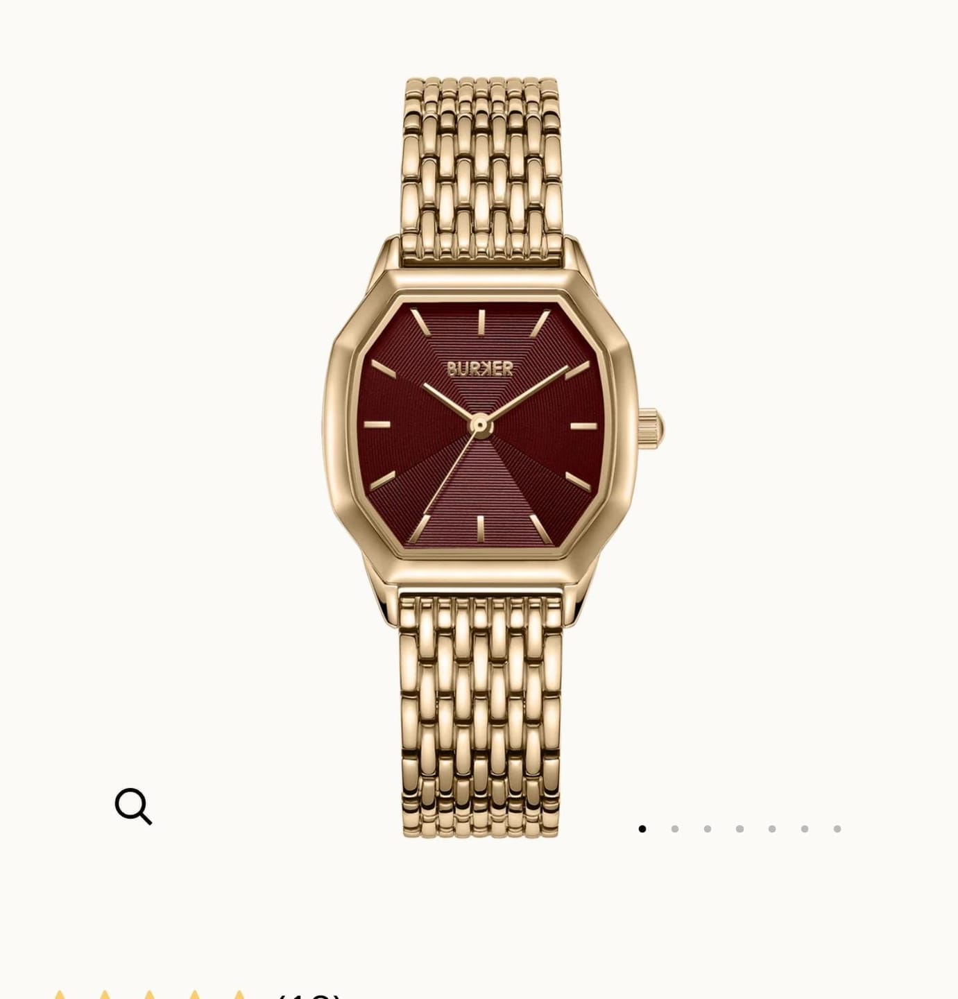 Customer photo review of Julia Gold Burgundy