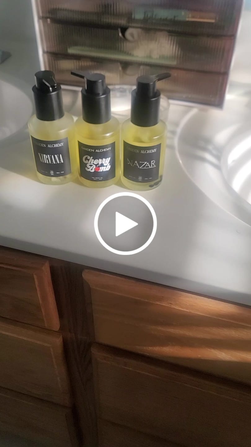 Customer video review of NIRVANA (SALT WATER VANILLA)BODY OIL (new)