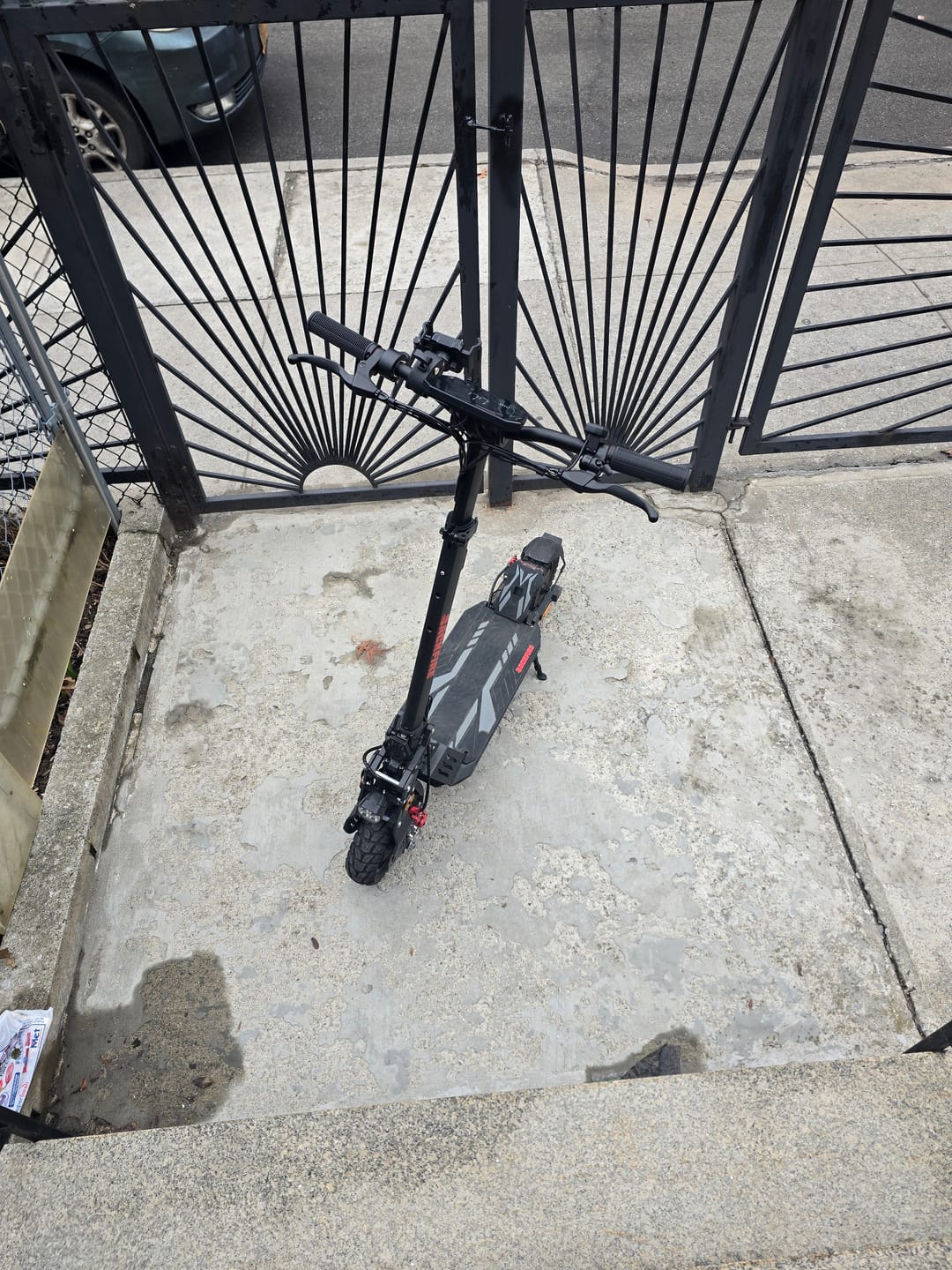 Customer photo review of Backfire M8 Electric Scooter with GPS and Samsung Battery